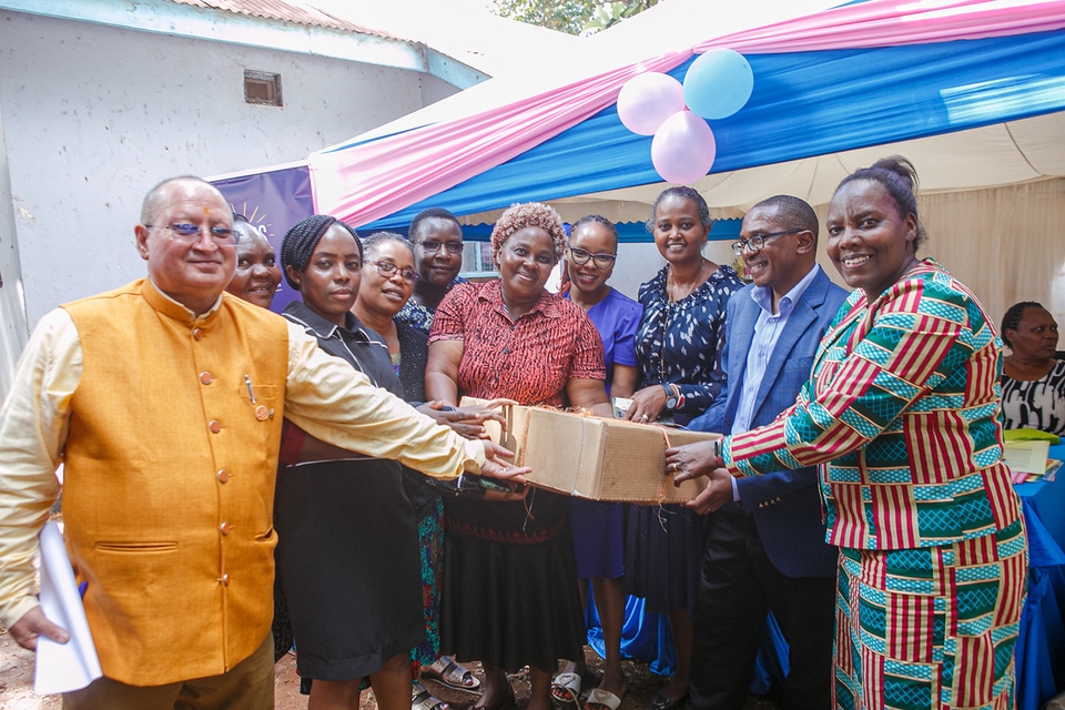 Lumos Kenya donating ICT equipment 